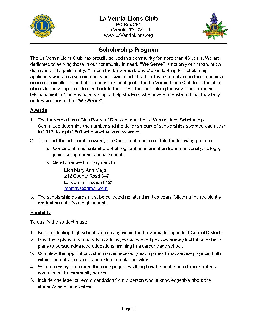 Scholarships for high school seniors that require an essay